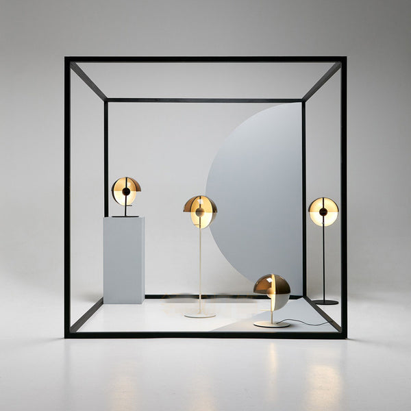 Theia Table Lamp and Theia Floor Lamp
