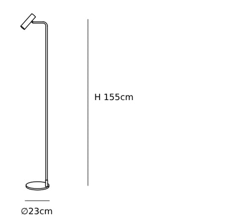 Torris vloerlamp CAD