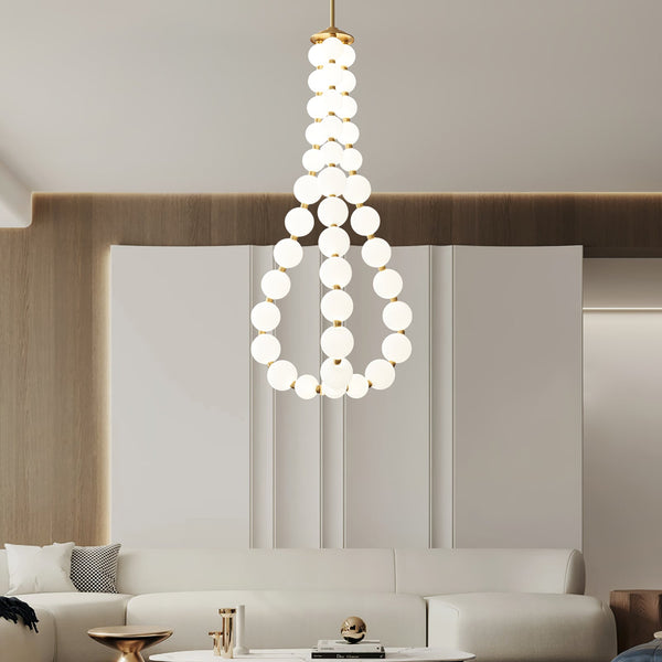 Pearl Necklace Chandelier 3J