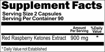 50% off Price Red Raspberry Ketones Extract 900mg 180 Capsules 1 or 3 Bottle Price