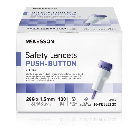 Push-Button Safety Lancets