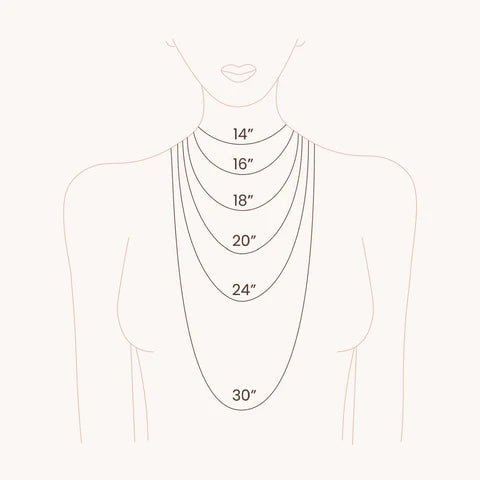 Necklace lengths inches sale
