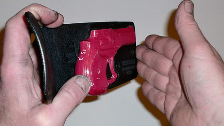 Wallet Holster for Full Concealment - High Standard 22 Derringer (Black, Right Handed)