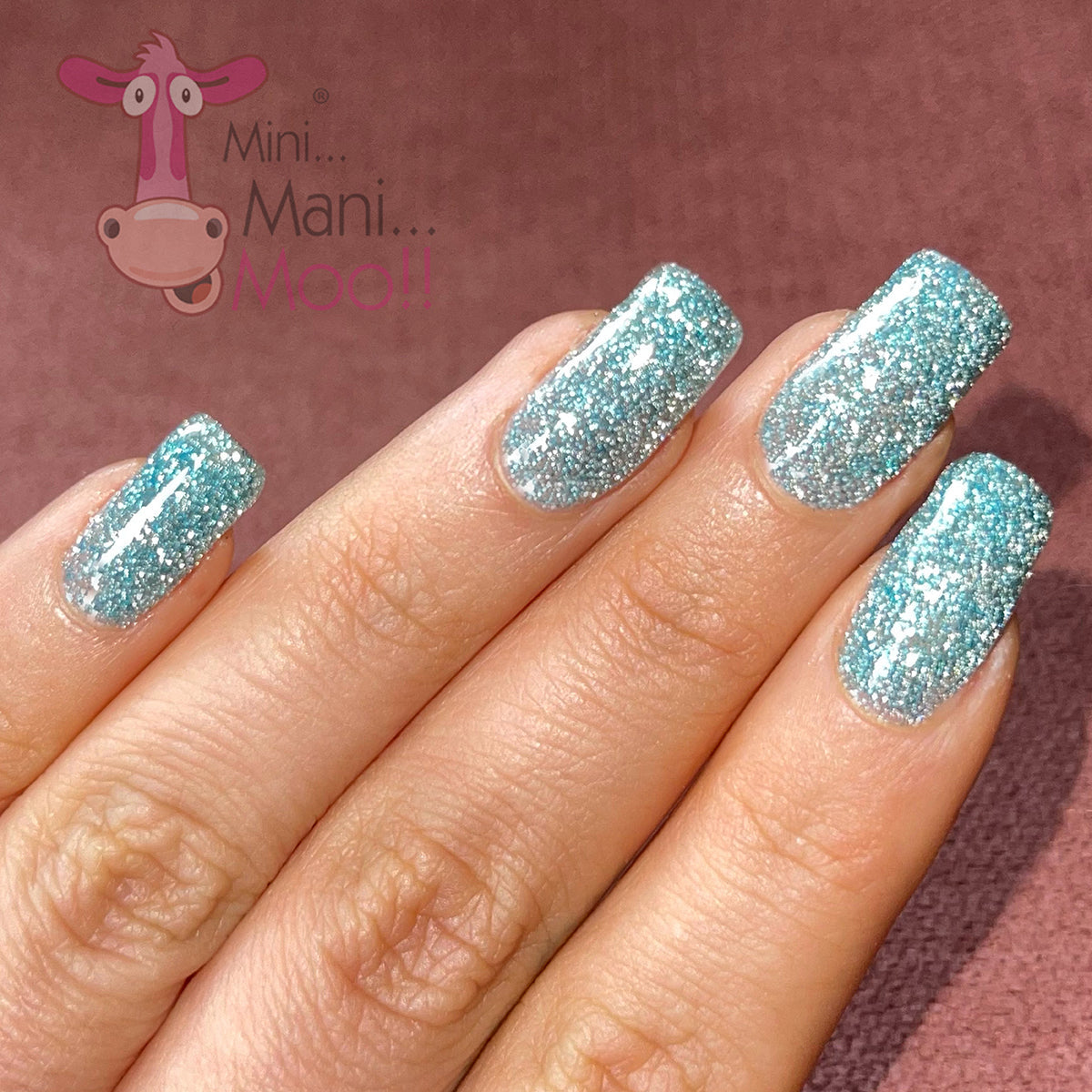 Moolala? Diamond Luxury Gel Polish - D06 Sky Blue