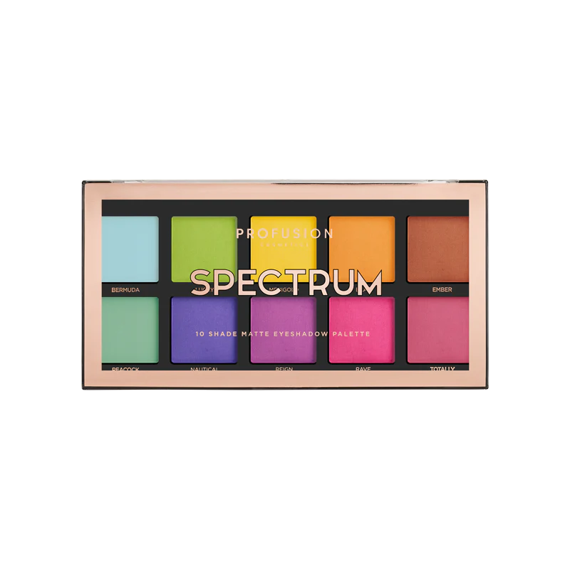 Spectrum 10 shade palette