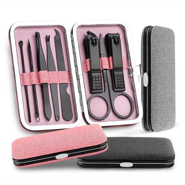 High-quality nail clippers stainless steel manicure pedicure set of 8