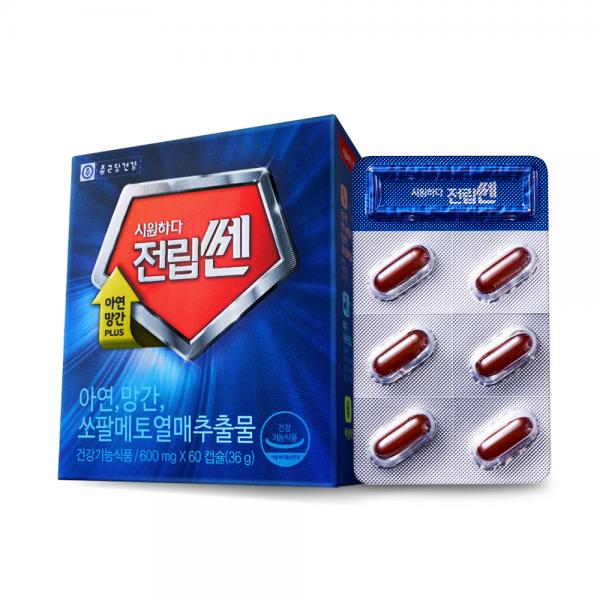 Chong Kun Dang Health Refreshing Jeonripsen Saw Palmetto, 60 tablets, 36g, 1 unit