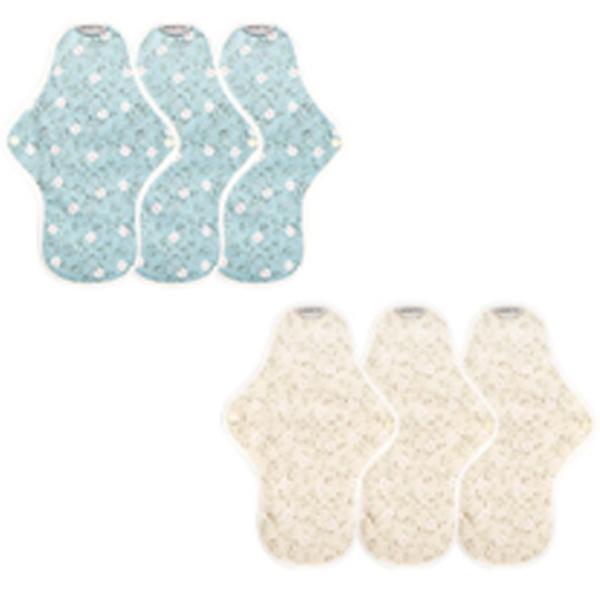 Hanna Pad cotton sanitary napkin medium pad set pattern random delivery, medium size, 1 piece, 1 set