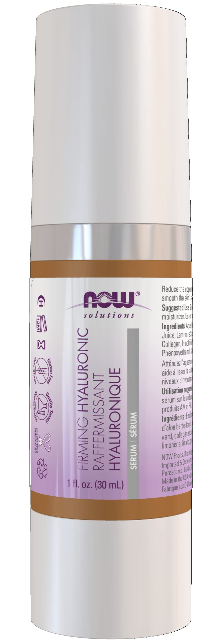 Now Foods Solutions, Hyalurons?ure Firming Serum, (1 fl oz 30 ml) Anzahl 1