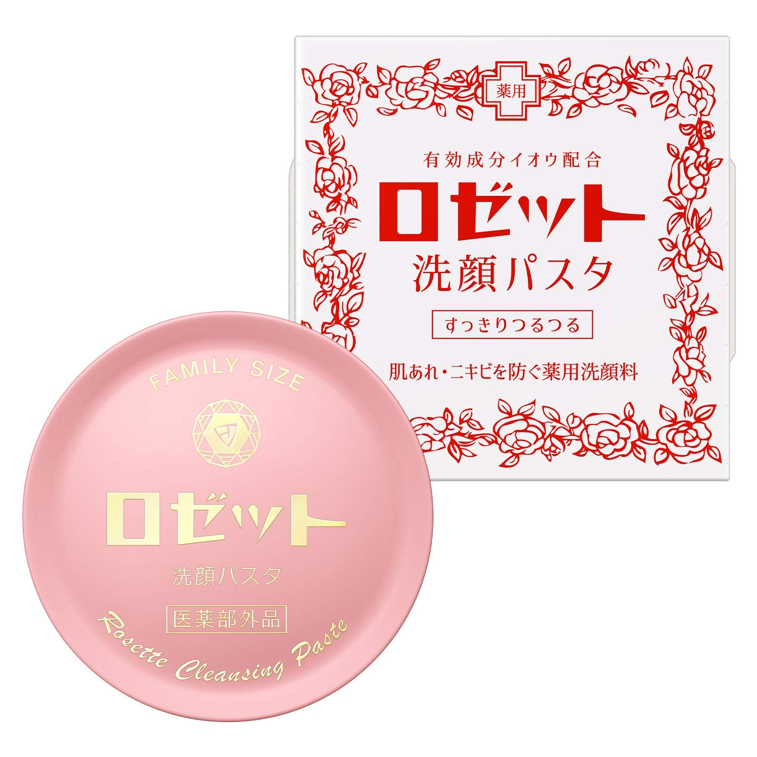 ROSETTE | Facial Cleansing | Paste for normal skin 90g (japan import)