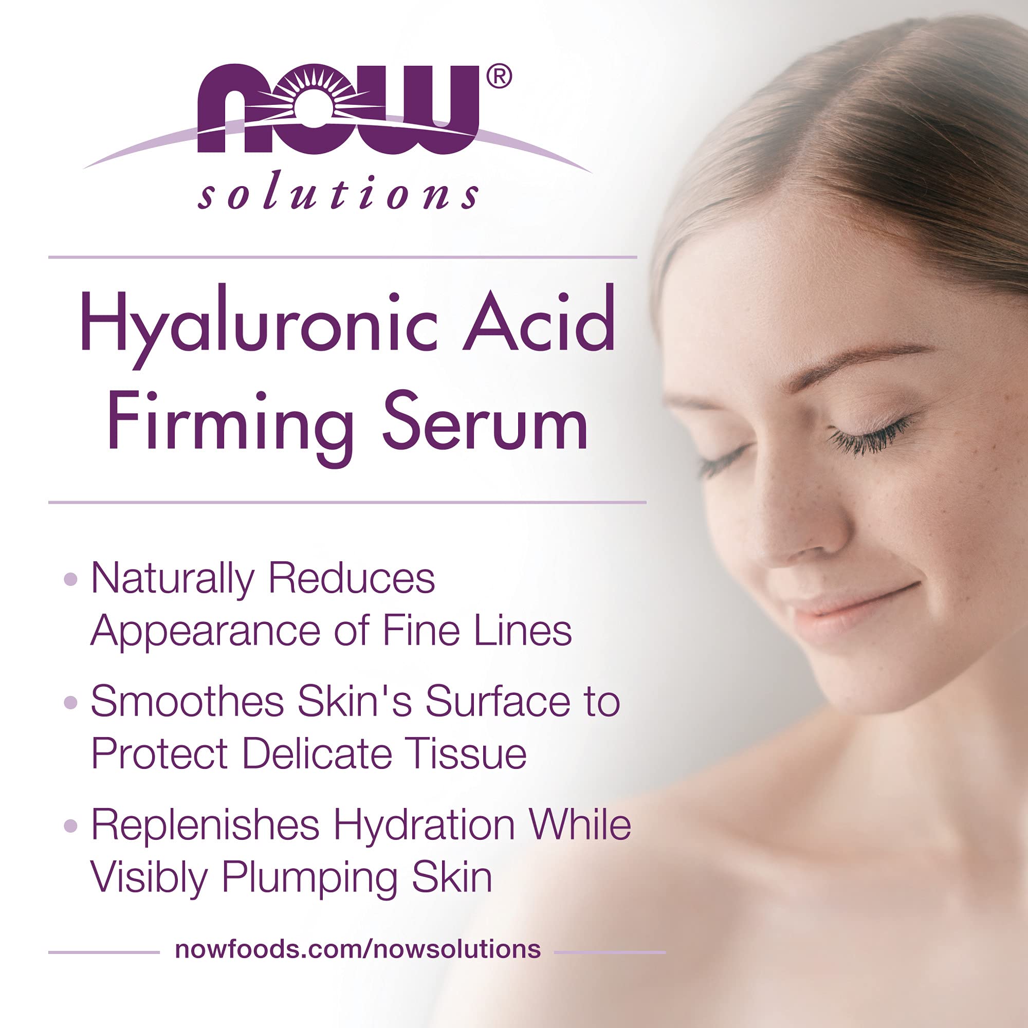 Now Foods Solutions, Hyalurons?ure Firming Serum, (1 fl oz 30 ml) Anzahl 1