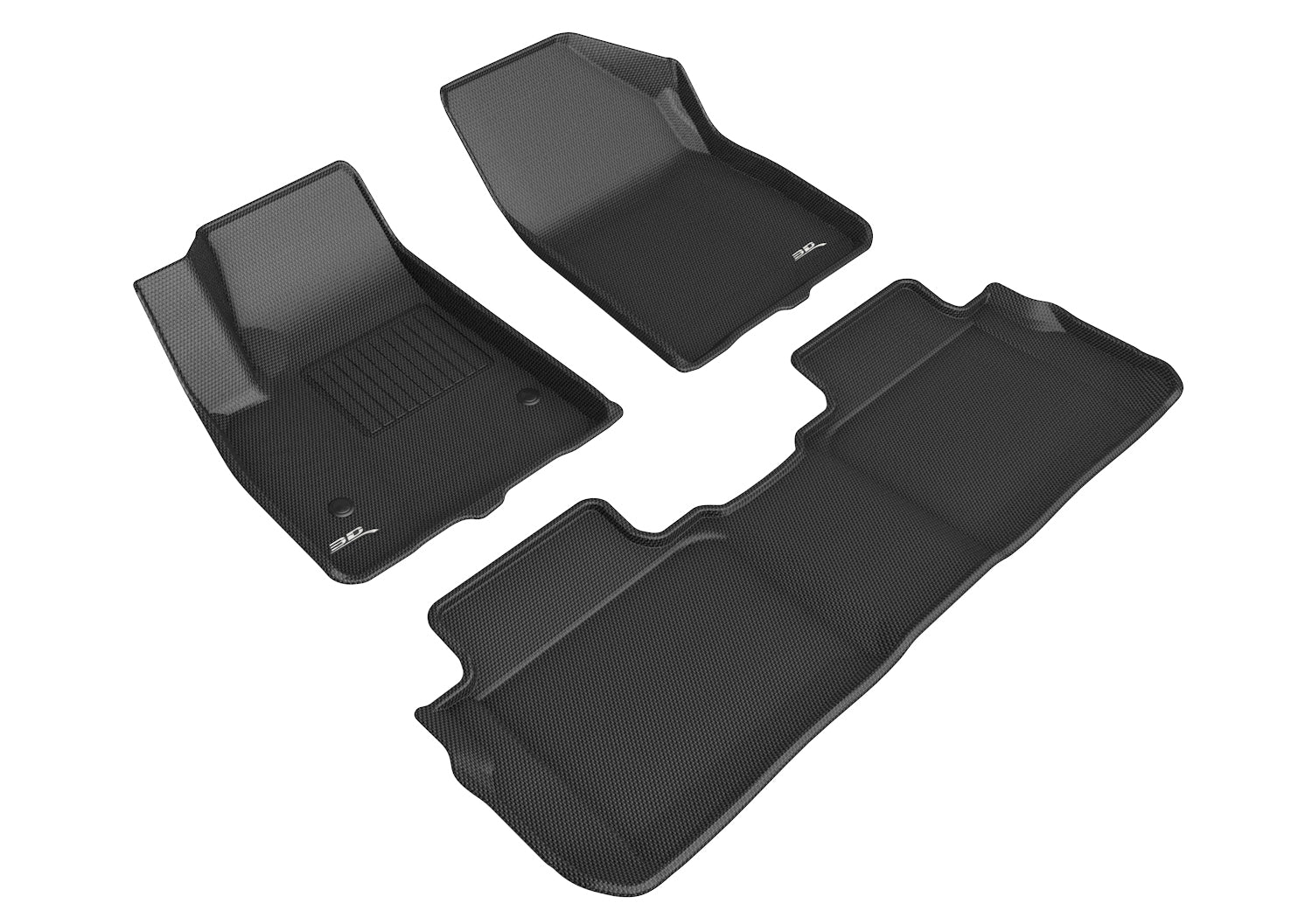 3D MAXpider GMC ACADIA 5-SEATS 2017-2023 KAGU BLACK R1 R2