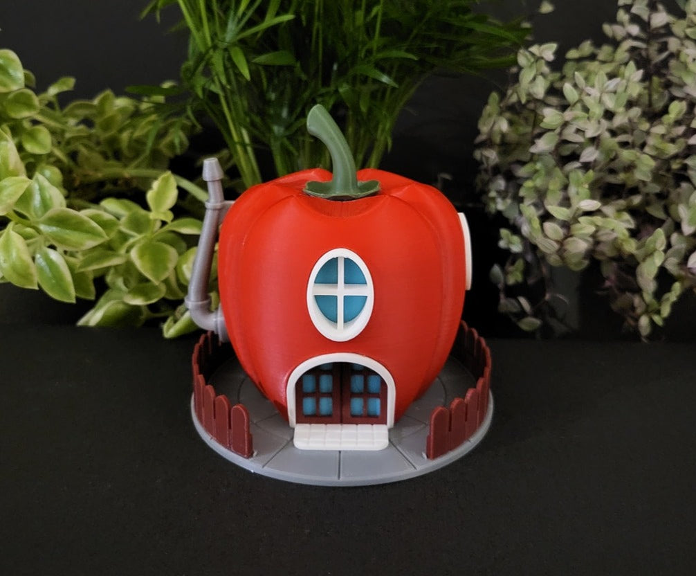 Bell Pepper Gnome Home