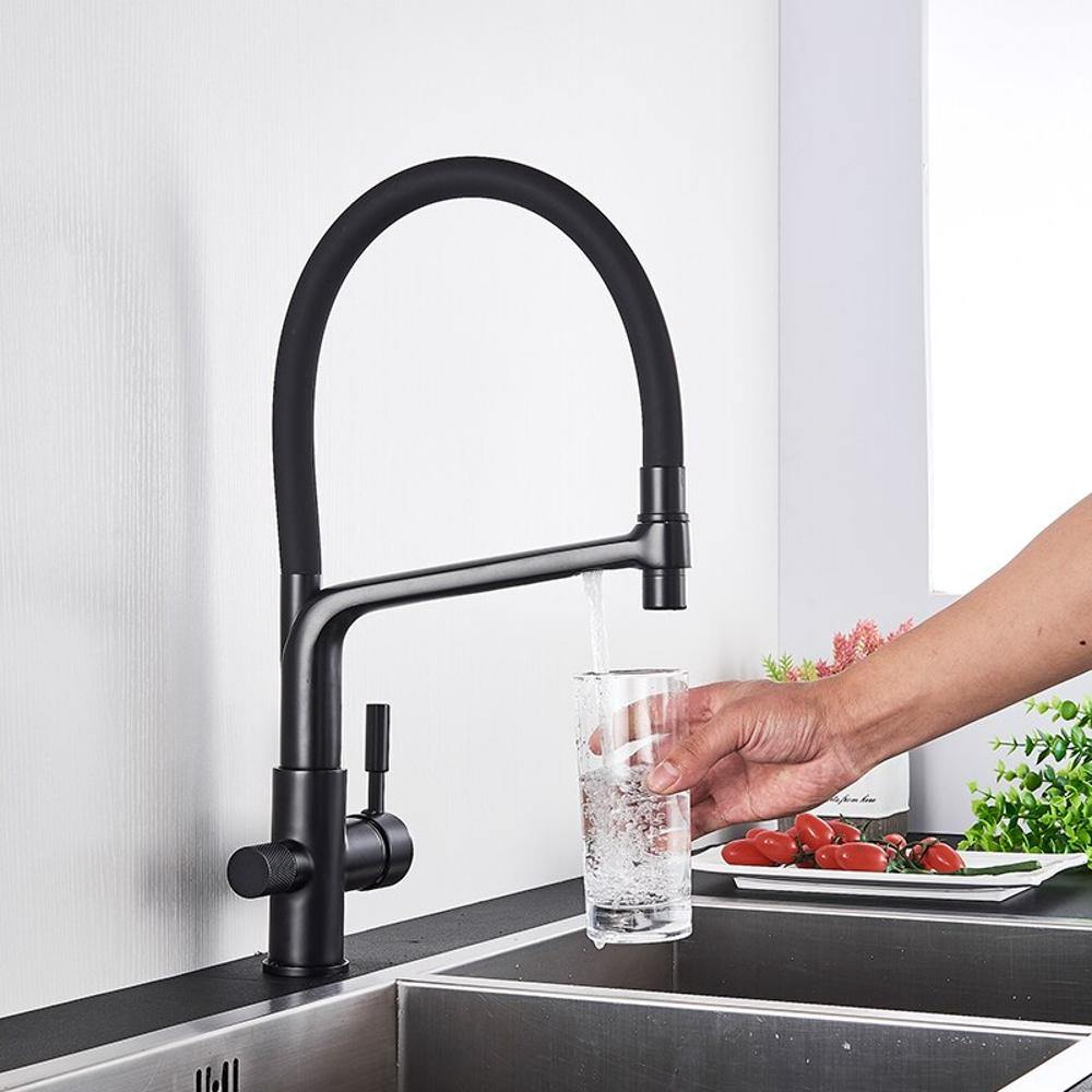 Aqua Harmony? Pull-Down 3 in 1 Purifier Modern Filtration Faucet