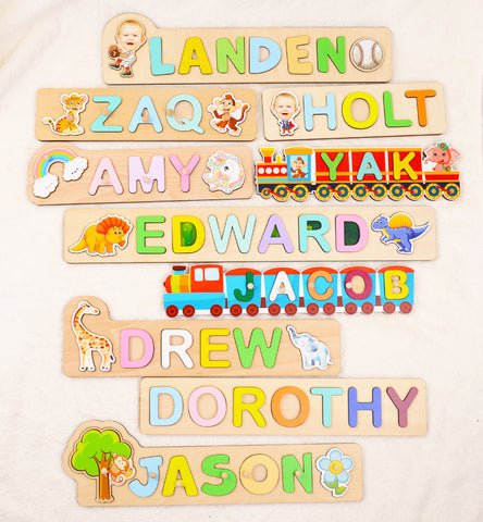 bridenew name puzzles with animals