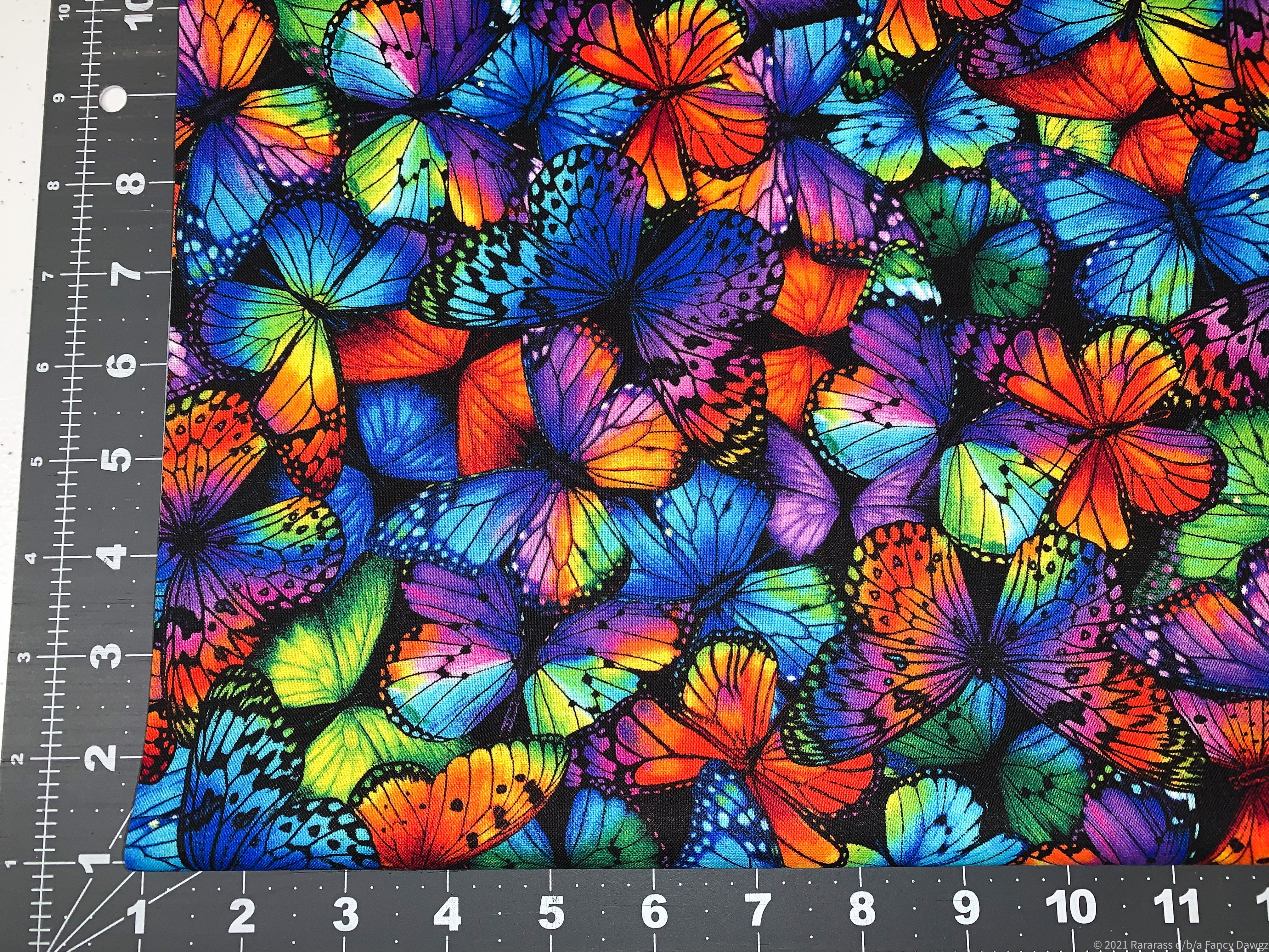 Magic Butterfly fabric C8531 Butterflies cotton fabric