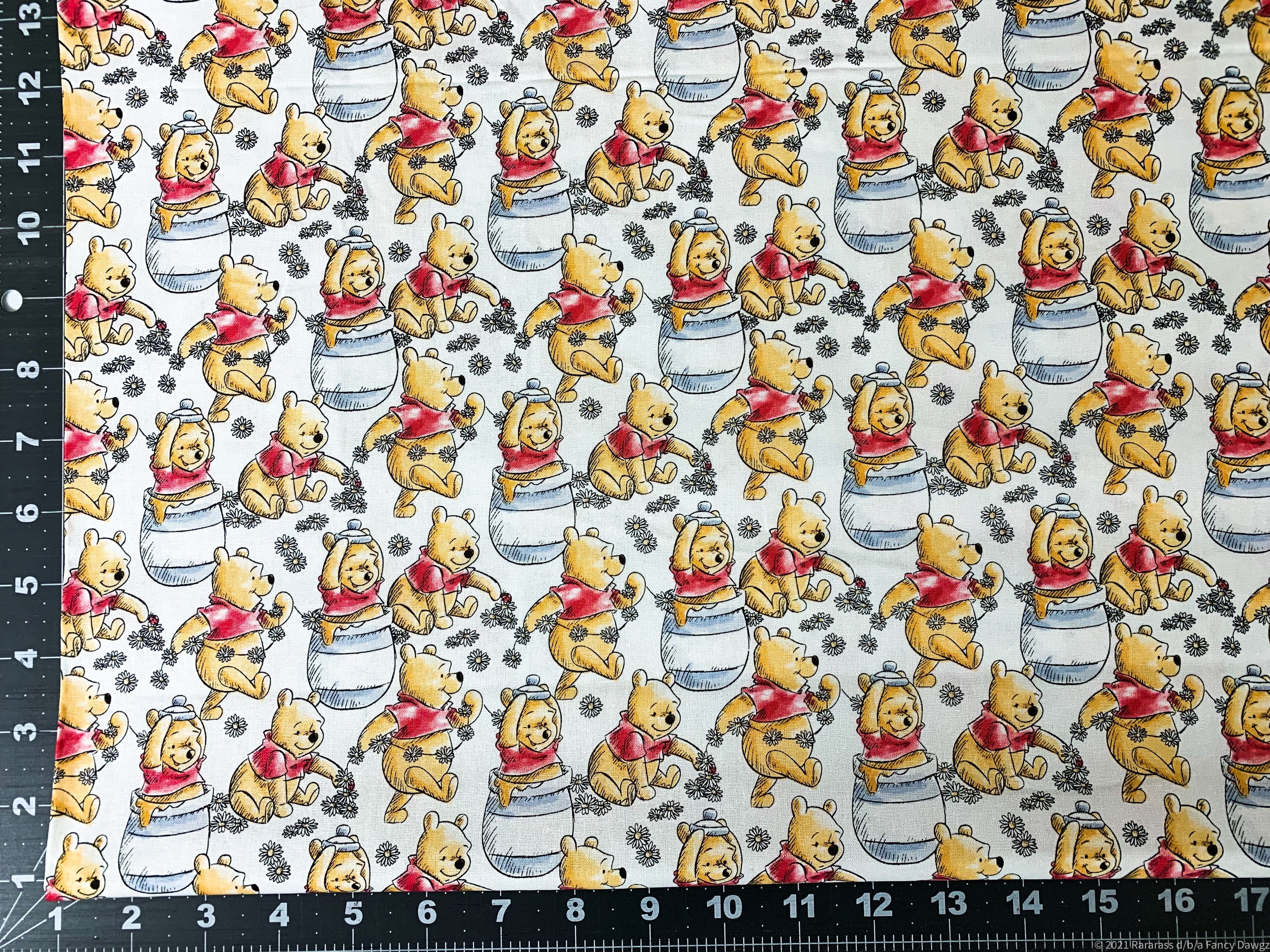 Classic Winnie the Pooh fabric Classic Pooh honeypot