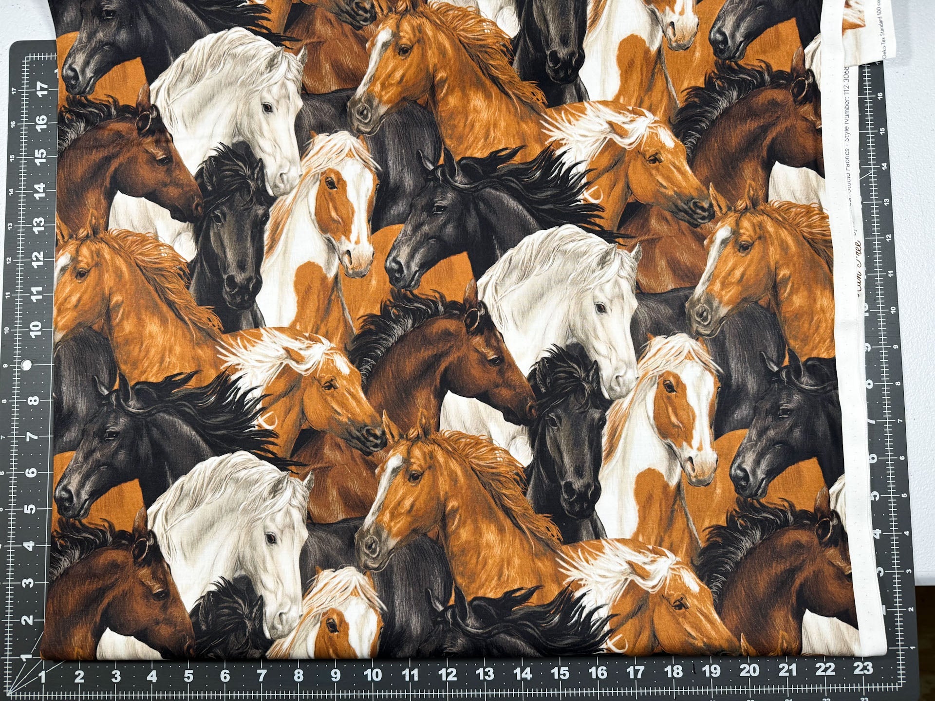 Run Free Horses fabric by the yard Paintbrush Studios