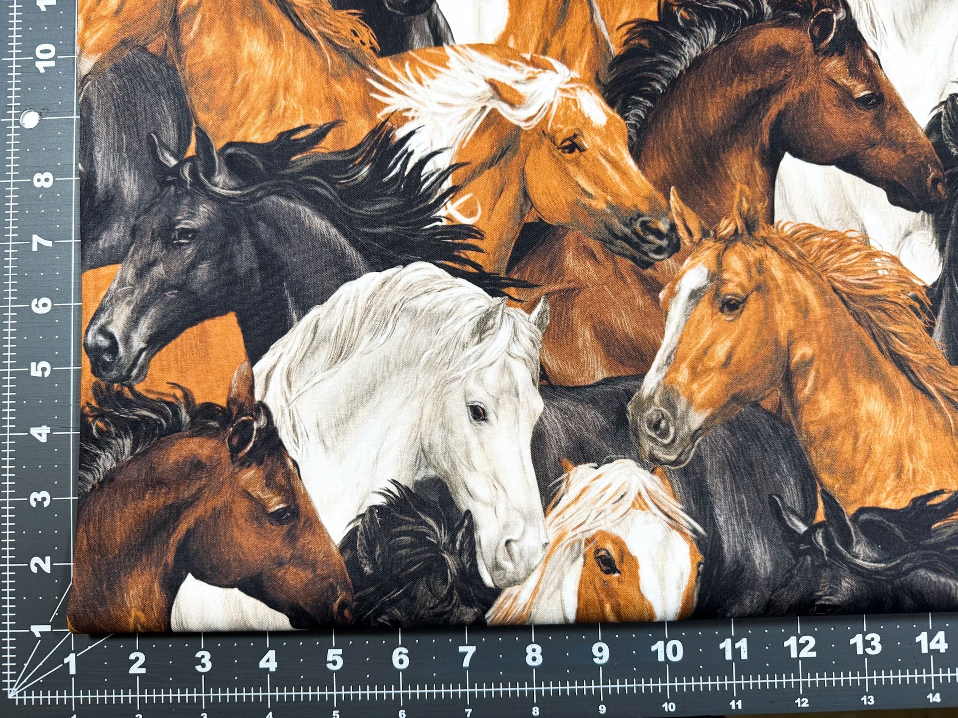 Run Free Horses fabric by the yard Paintbrush Studios