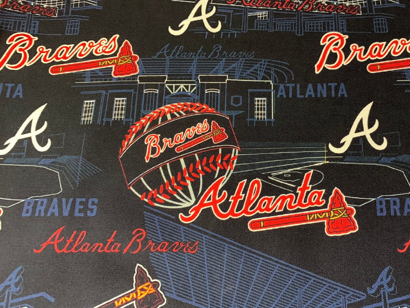 Atlanta Braves fabric 22297 Braves stadium fabric