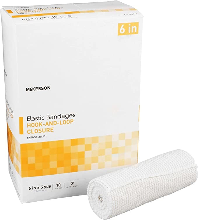 Elastic Bandage 6 in x 5 yd - tan