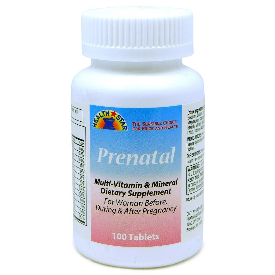 Prenatal Multivitamin Tablets 100ct