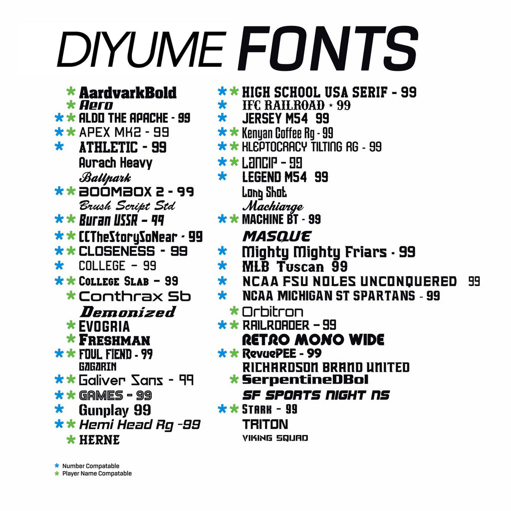 diyume font