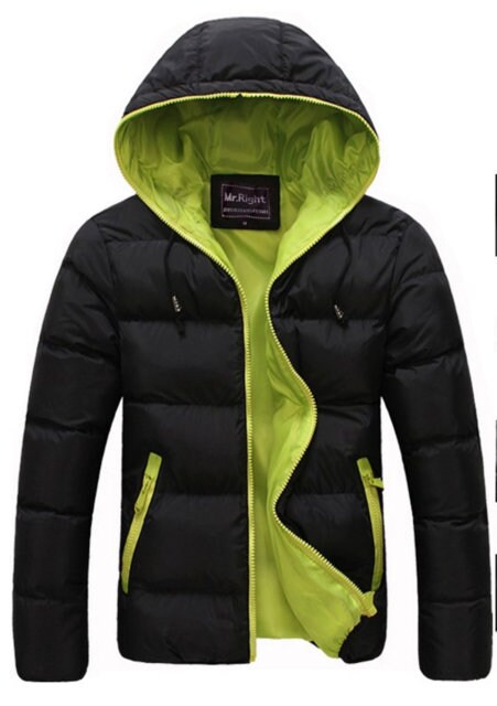 Fitted Candy Color Bubble Jackets