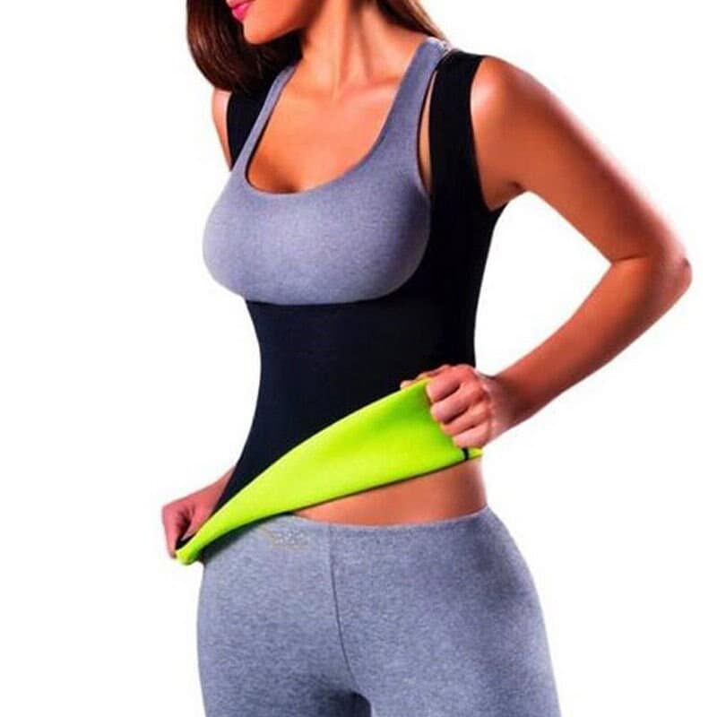 Womens Waist Trainer Weight Loss Vest Body Shaper for Stomach Control Tank Top with Straps Sweat Vest
