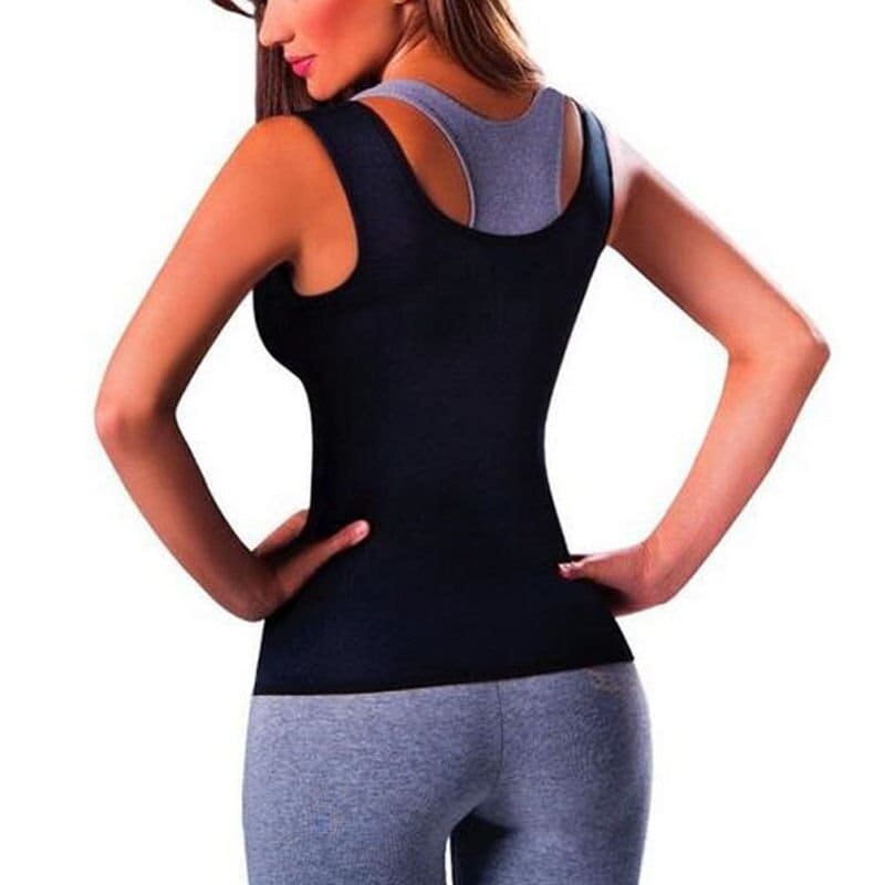 Womens Waist Trainer Weight Loss Vest Body Shaper for Stomach Control Tank Top with Straps Sweat Vest