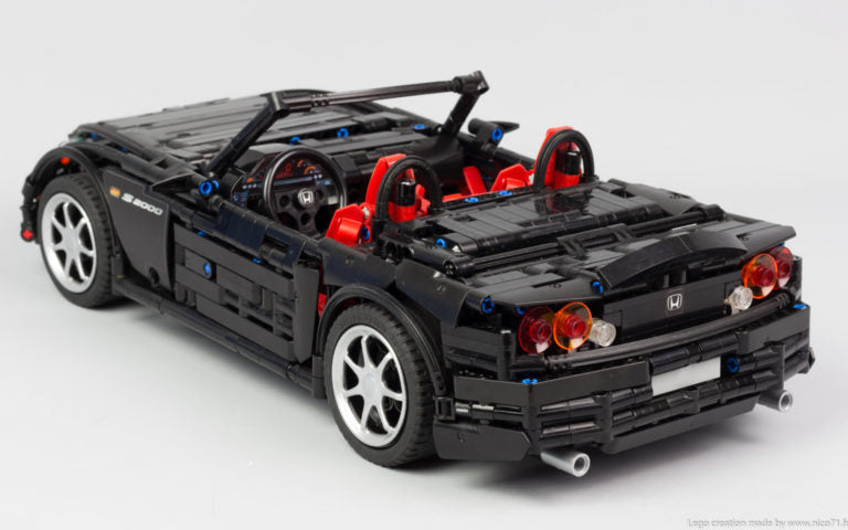 Honda S2000 AP2 Black 1:8 | 1648pcs