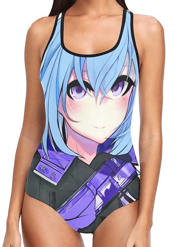 Anime Vest One Piece Swimsuit