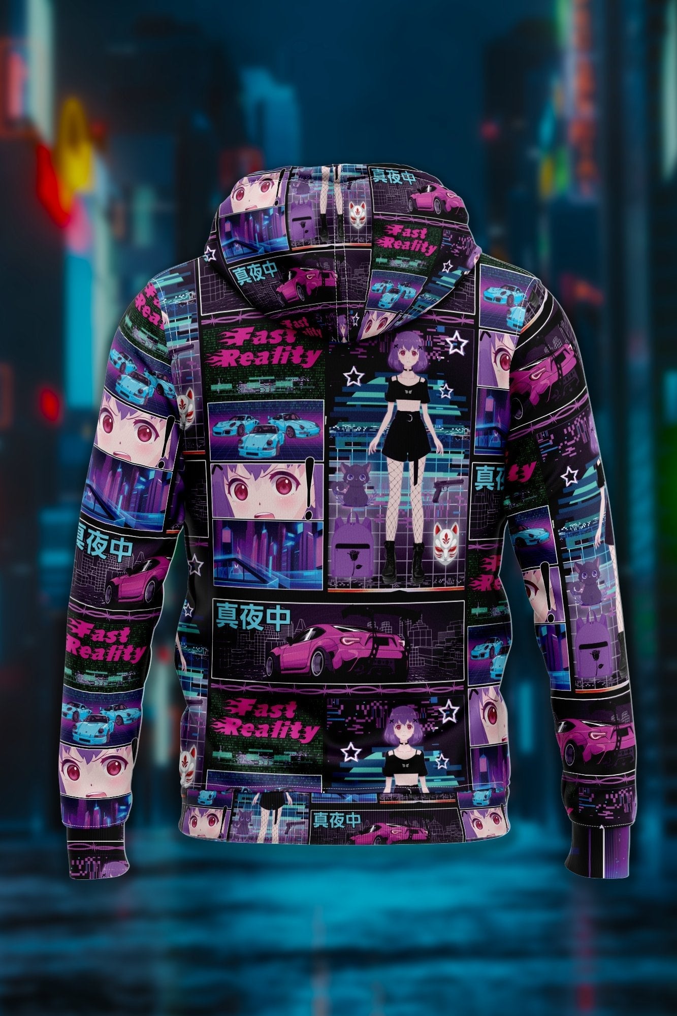 Fast Reality Anime Hoodie