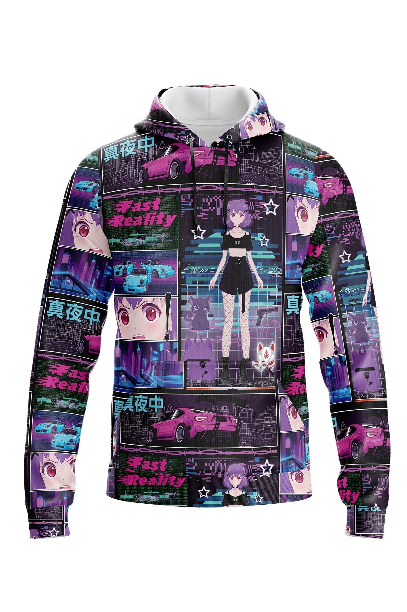 Fast Reality Anime Hoodie