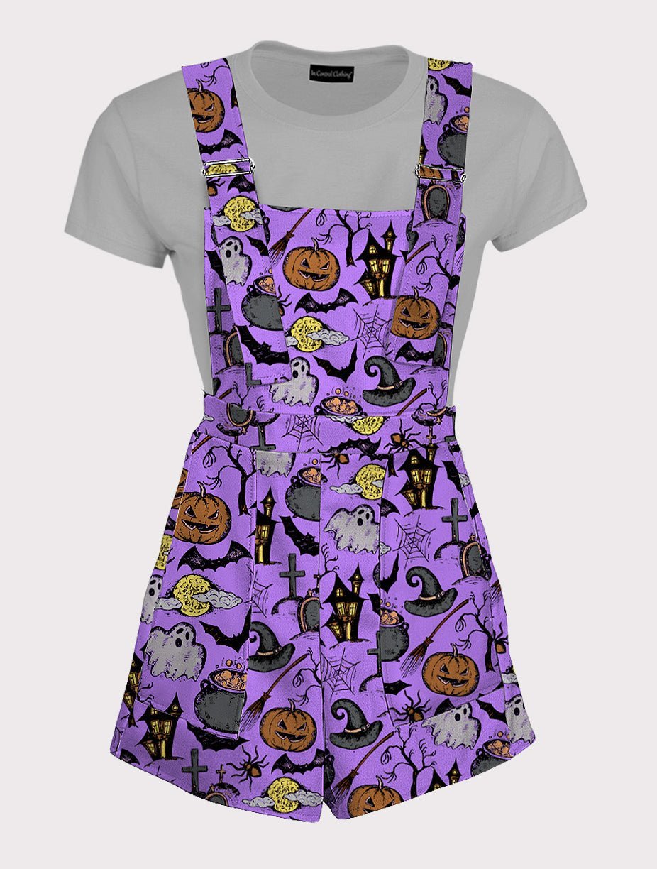 Haunted Horror Overall Pattern Overalls