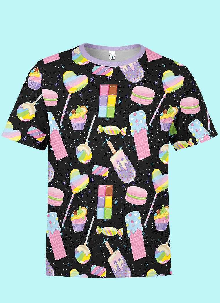 Kawaii Candy Pattern T-Shirt