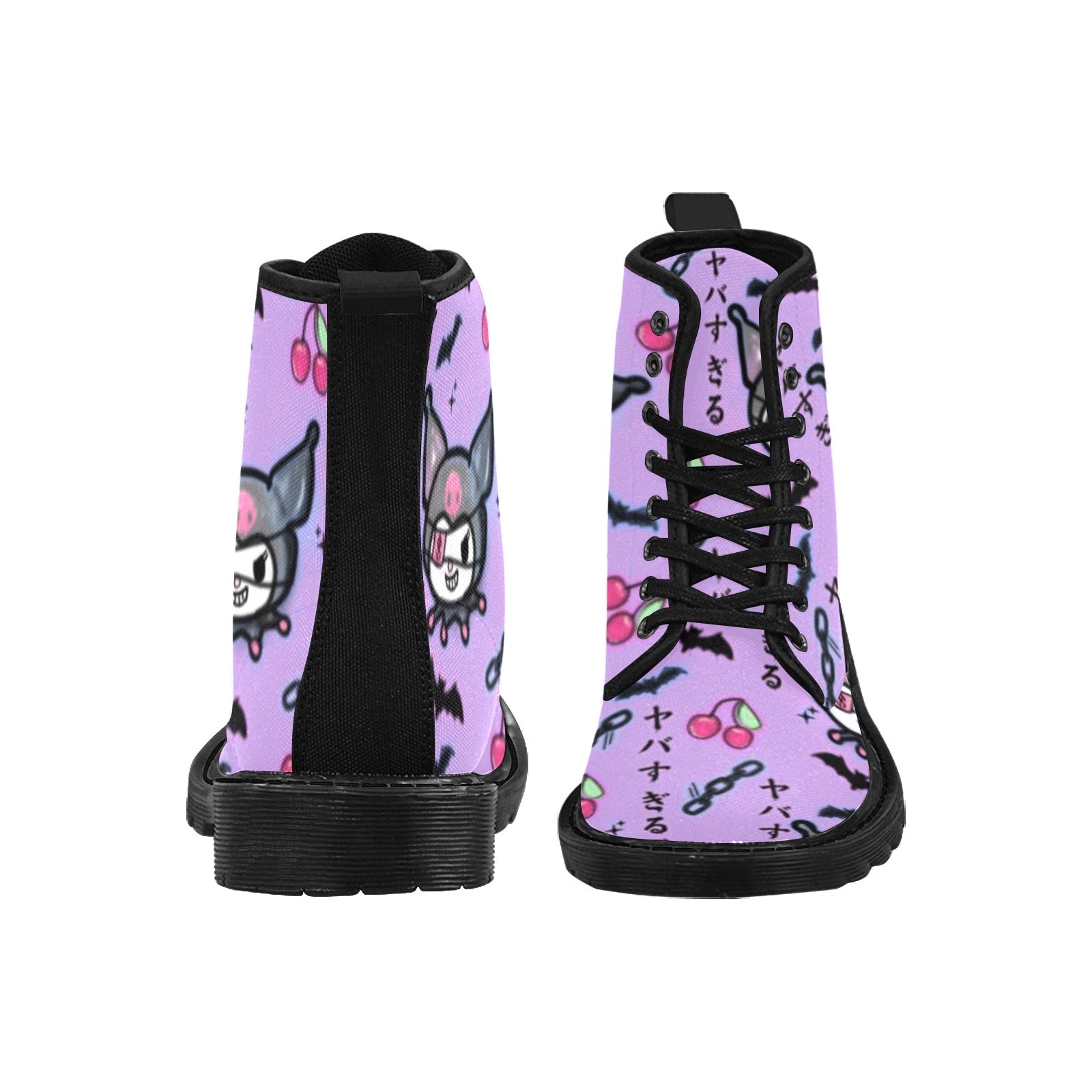 Kuromi Dangerous Bunny Pattern Boots