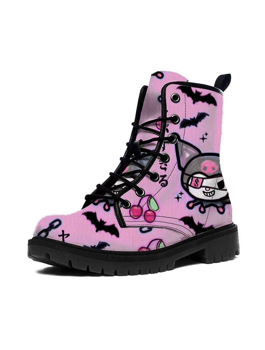 Kuromi Dangerous Bunny Pattern Boots