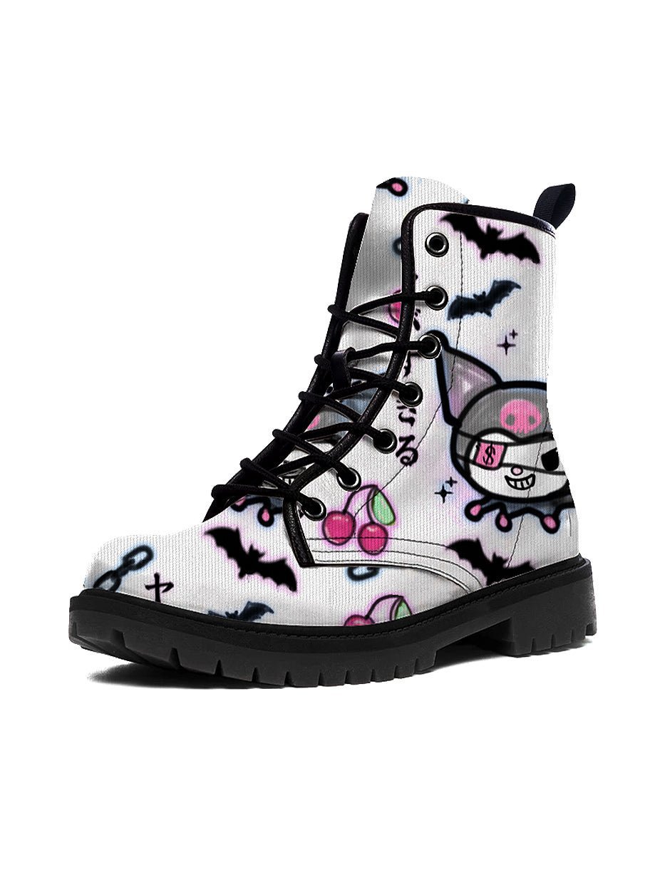 Kuromi Dangerous Bunny Pattern Boots