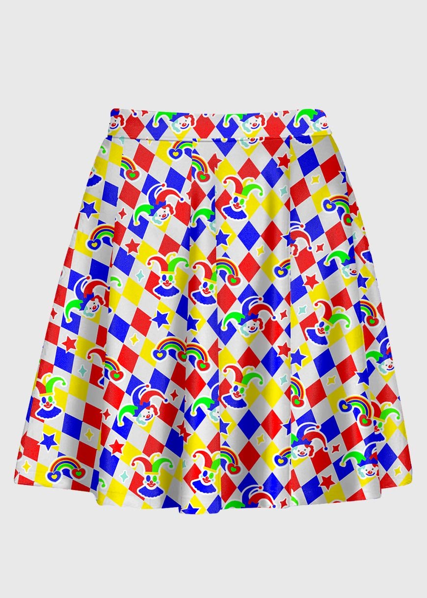 Primary Color Clowncore Skirt