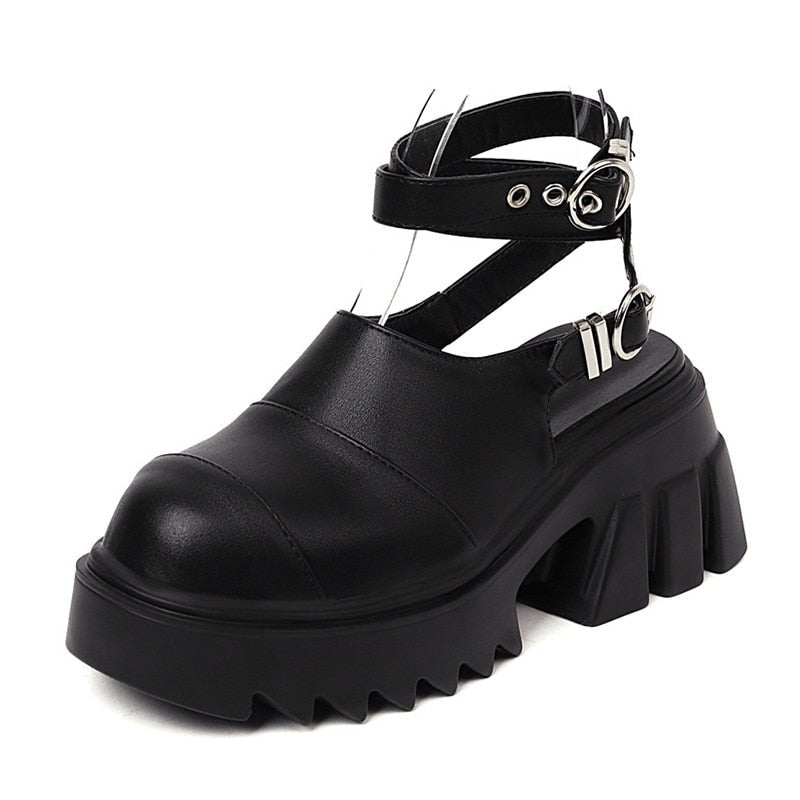 Womens Cyber Fashion Wedge Platform Shoes