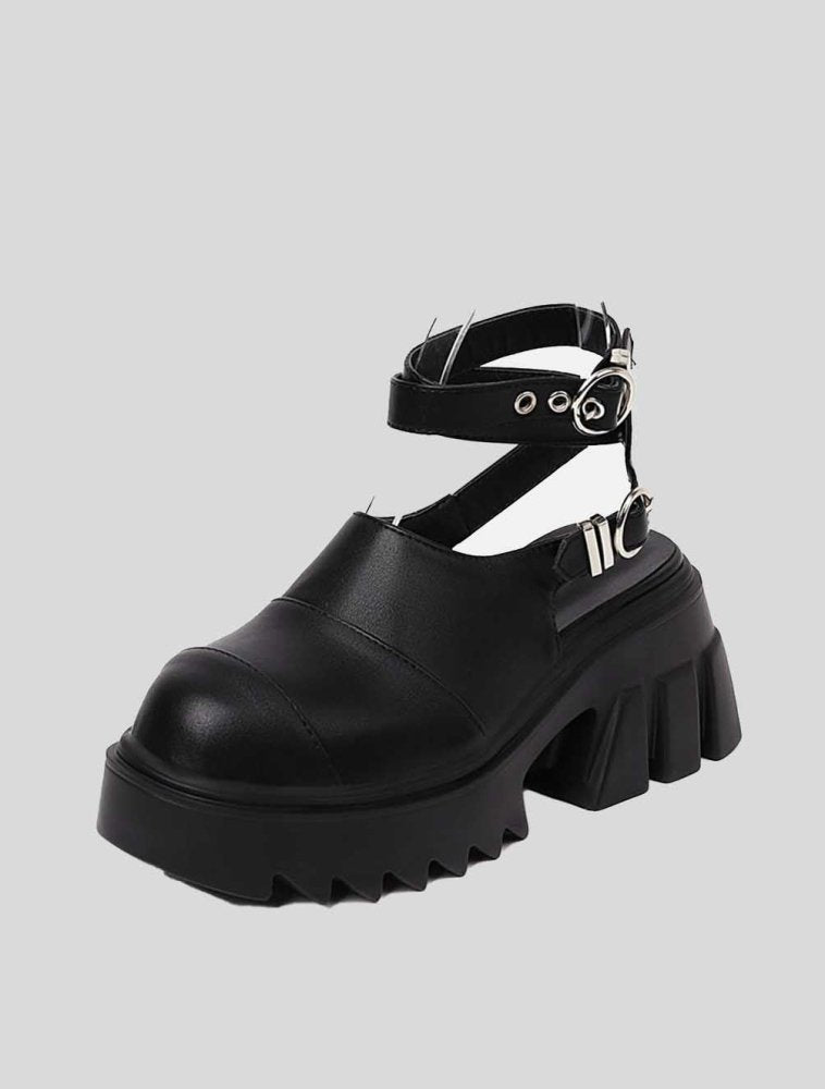 Womens Cyber Fashion Wedge Platform Shoes