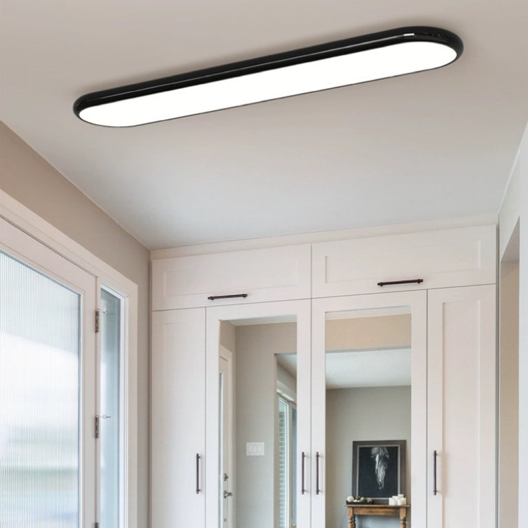 Cream Strip Flush Mount Ceiling Light