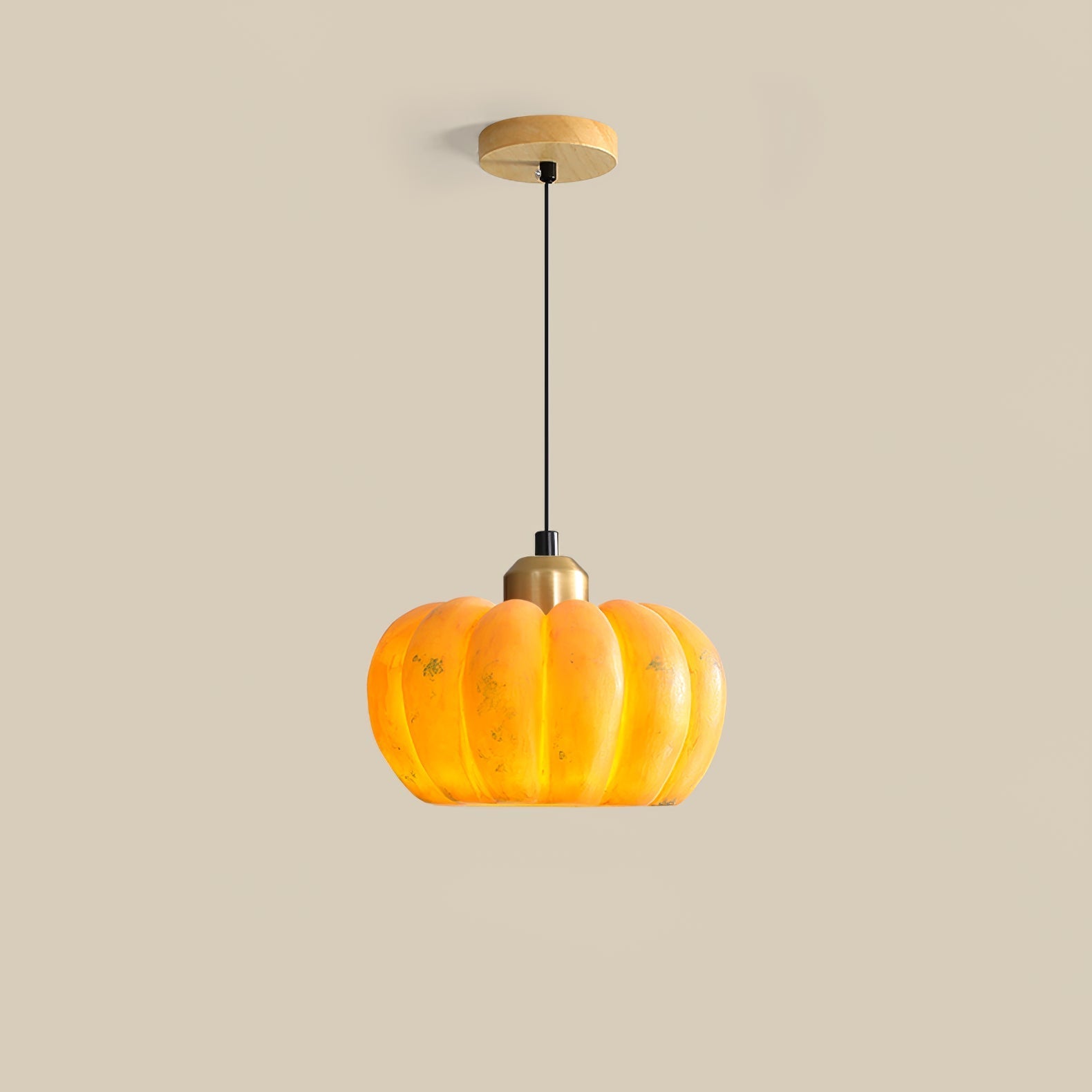 Creative Pumpkin Shade Pendant Light