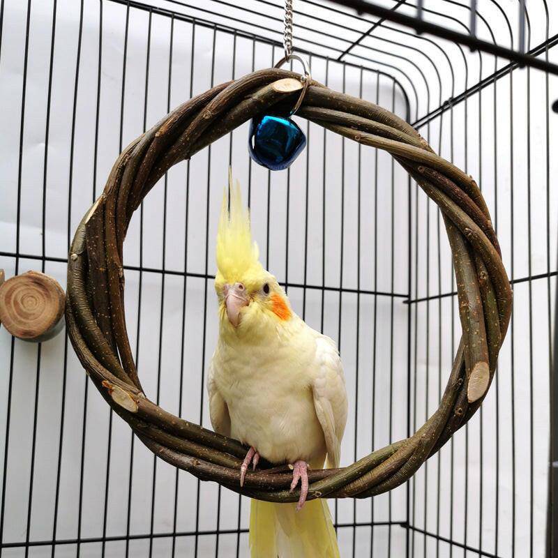 Rattan Ring Bird Cage Stand?