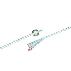 EA/1 - Bard 100% Silicone 2-Way Foley Catheter, Round, 18Fr, 5cc Balloon Capacity