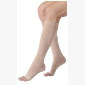 EA/1 - Relief Knee-High with Silicone Band, 20-30, Large, Open Toe, Beige