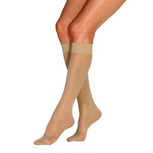 EA/1 - UltraSheer Knee-High Extra-Firm Compression Stockings Medium, Natural