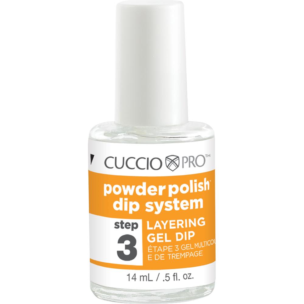 Cuccio Pro - Powder Polish Dip System Layering Gel Dip / 0.5 fl. oz. - 14 mL.