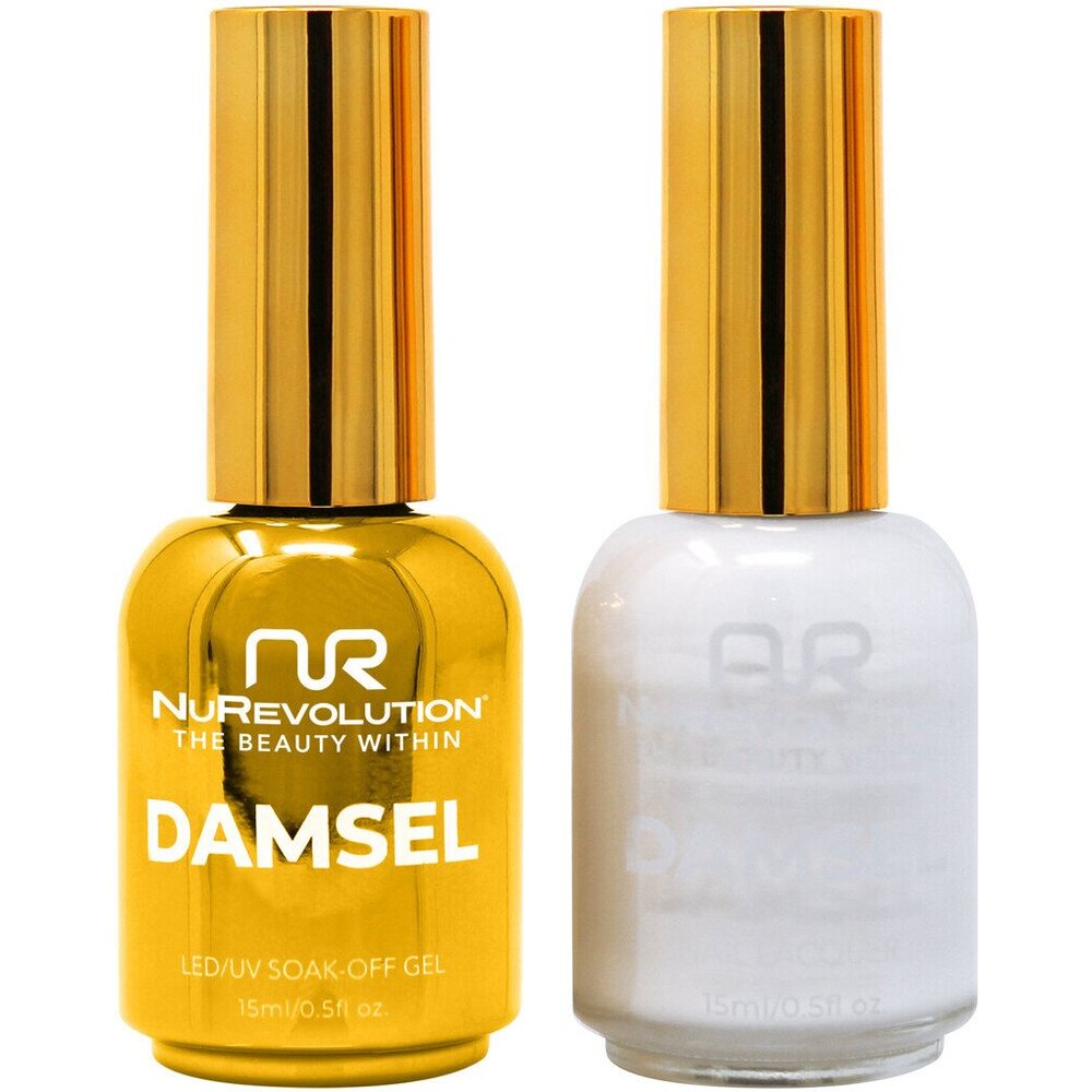 NuRevolution Noble Duo - LED/UV Soak Off Gel Polish 0.5 oz. + Nail Lacquer 0.5 oz. - #NGP03 Ethereal Dreams
